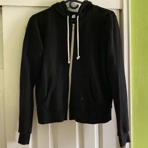 H&M Black Zip Up Hoodie